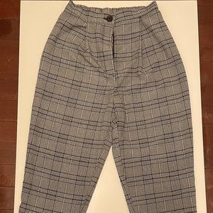 HM Gingham Trousers